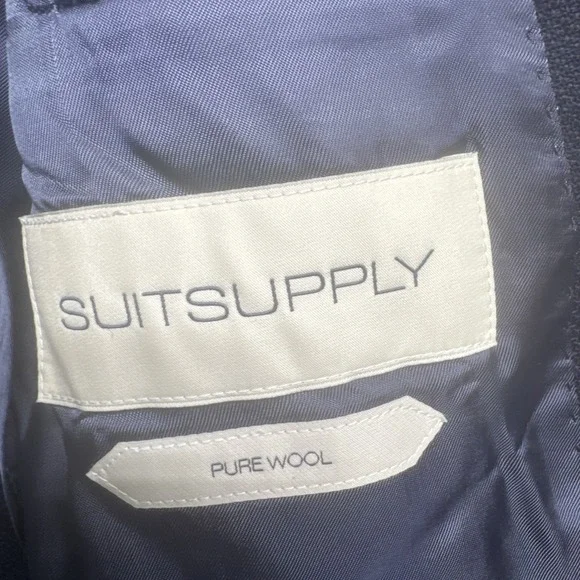 Suitsupply Havana Navy Blue Vitale Barberis‎ Wool Sport Coat Blazer 38R